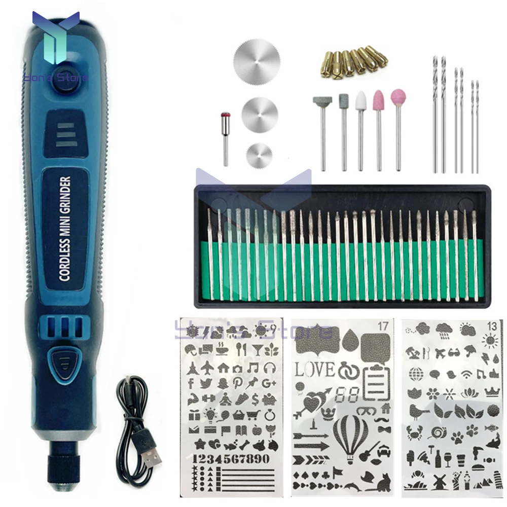 5000/10000/15000RPM USB Cordless Rotary Tool Mini Drill Engraving Pen Electric USB Mini Wireless Drill with Accessories DIY Set
5000/10000/15000RPM USB Cordless Rotary Tool Mini Drill Engraving Pen Electric USB Mini Wireless Drill with Accessories DIY Set