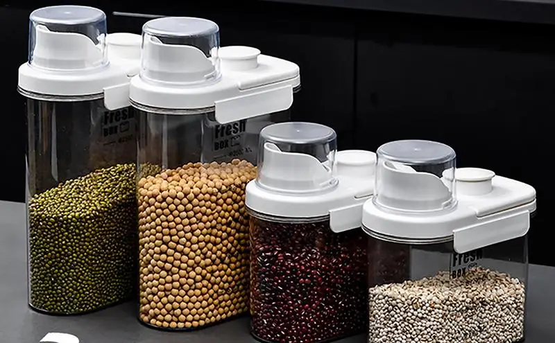 Grain Storage Container Home Food Storage jar Rice Dispenser Grain Box Large Airtight Kitchen Food Storage Containers With Scale
Grain Storage Container Home Food Storage jar Rice Dispenser Grain Box Large Airtight Kitchen Food Storage Containers With Scale