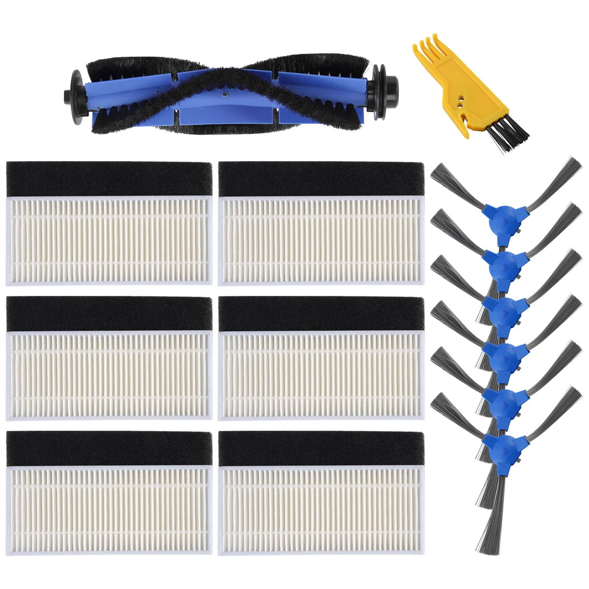 Сменный комплект, совместимый с Eufy Robovac 11S Robovac 30 Robovac 30C Robovac 15C Robovac 12, аксессуары, вакуумные фильтры, боковые
Сменный комплект, совместимый с Eufy Robovac 11S Robovac 30 Robovac 30C Robovac 15C Robovac 12, аксессуары, вакуумные фильтры, боковые