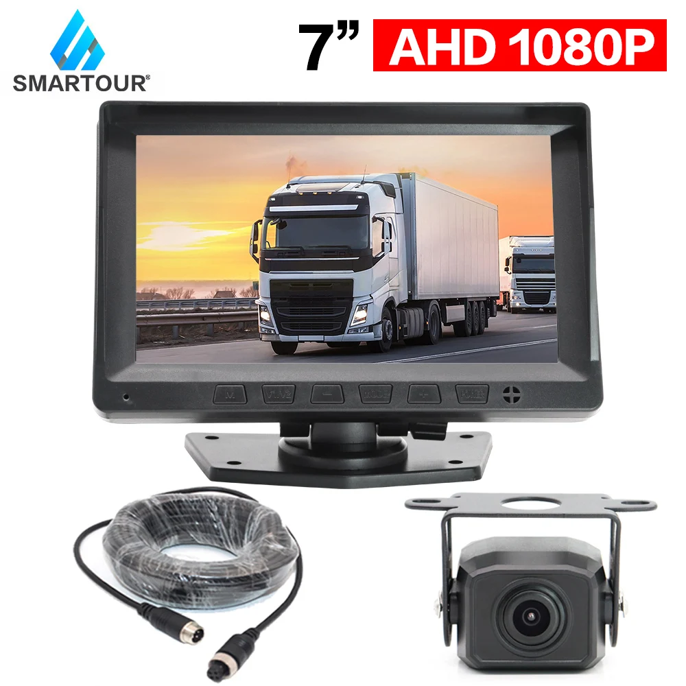 SMARTOUR HD AHD 1920*1080P Starlight Night Vision Truck Bus Rear View Reverse Backup Vehicle AHD Camera&7-inch display
SMARTOUR HD AHD 1920*1080P Starlight Night Vision Truck Bus Rear View Reverse Backup Vehicle AHD Camera&7-inch display