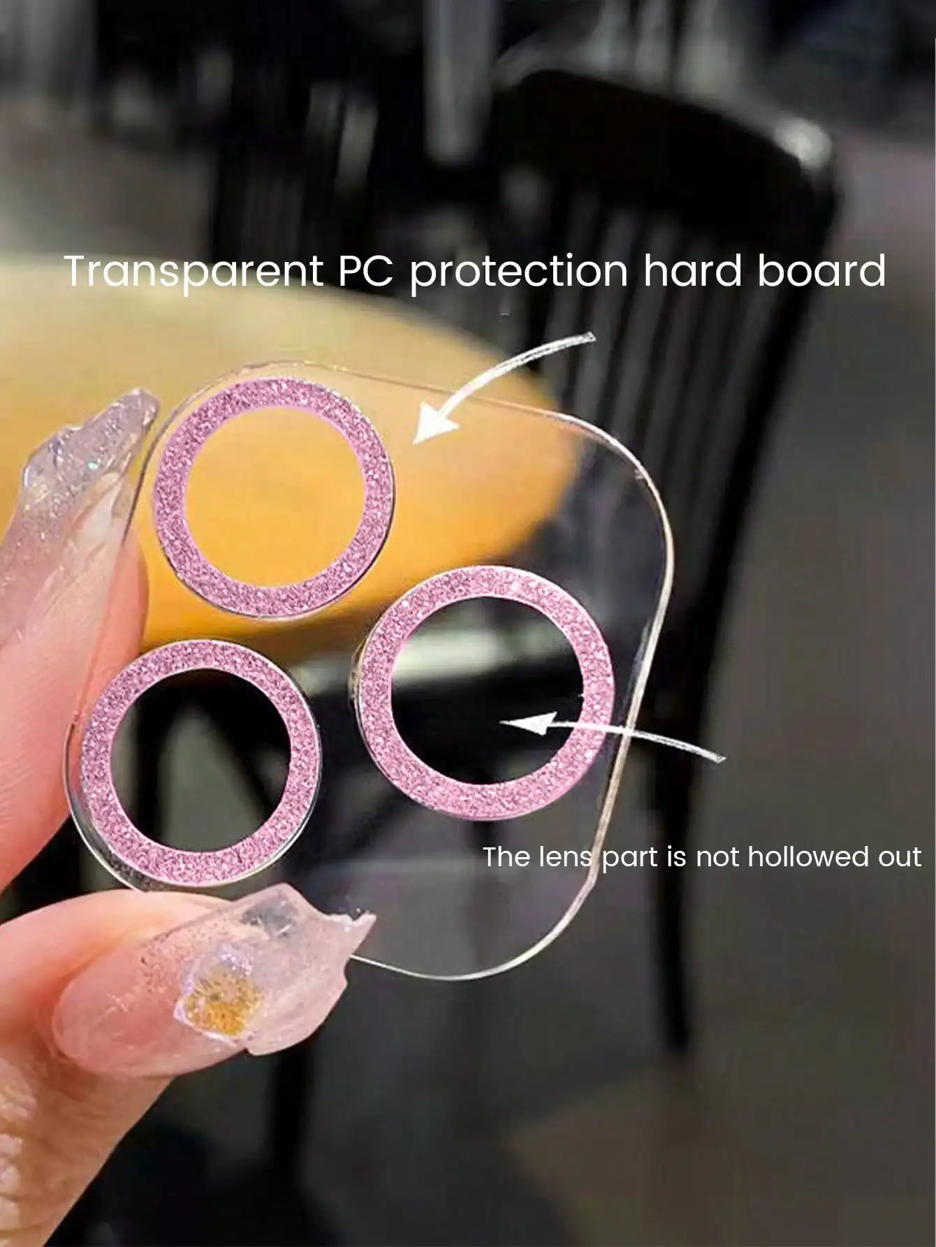 1PC Pink Glitter Camera Lens Protector for iPhone 17-11 Pro Max 9H HD Clear Anti-Scratch Case Friendly Full Cover 1PC Pink Glitter Camera Lens Protector for iPhone 17-11 Pro Max 9H HD Clear Anti-Scratch Case Friendly Full Cover