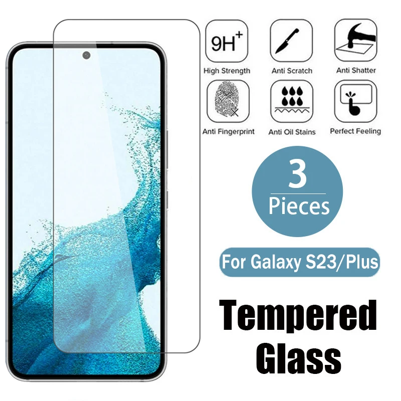 1-3pcs Clear Tempered Glass Full Cover for Samsung Galaxy S23 Plus Screen Protector Anti-scratch Protective Film for Galaxy S23
1-3pcs Clear Tempered Glass Full Cover for Samsung Galaxy S23 Plus Screen Protector Anti-scratch Protective Film for Galaxy S23