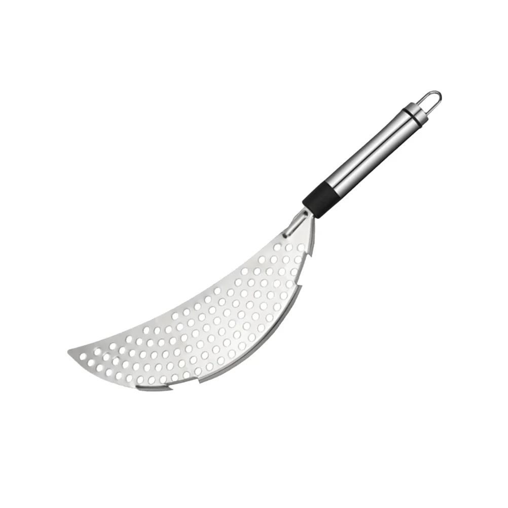 Stainless Steel Crescent Pan Pot Noodles Spaghetti Noodles Fry Drainer Handheld Kitchen Utensil
Stainless Steel Crescent Pan Pot Noodles Spaghetti Noodles Fry Drainer Handheld Kitchen Utensil
