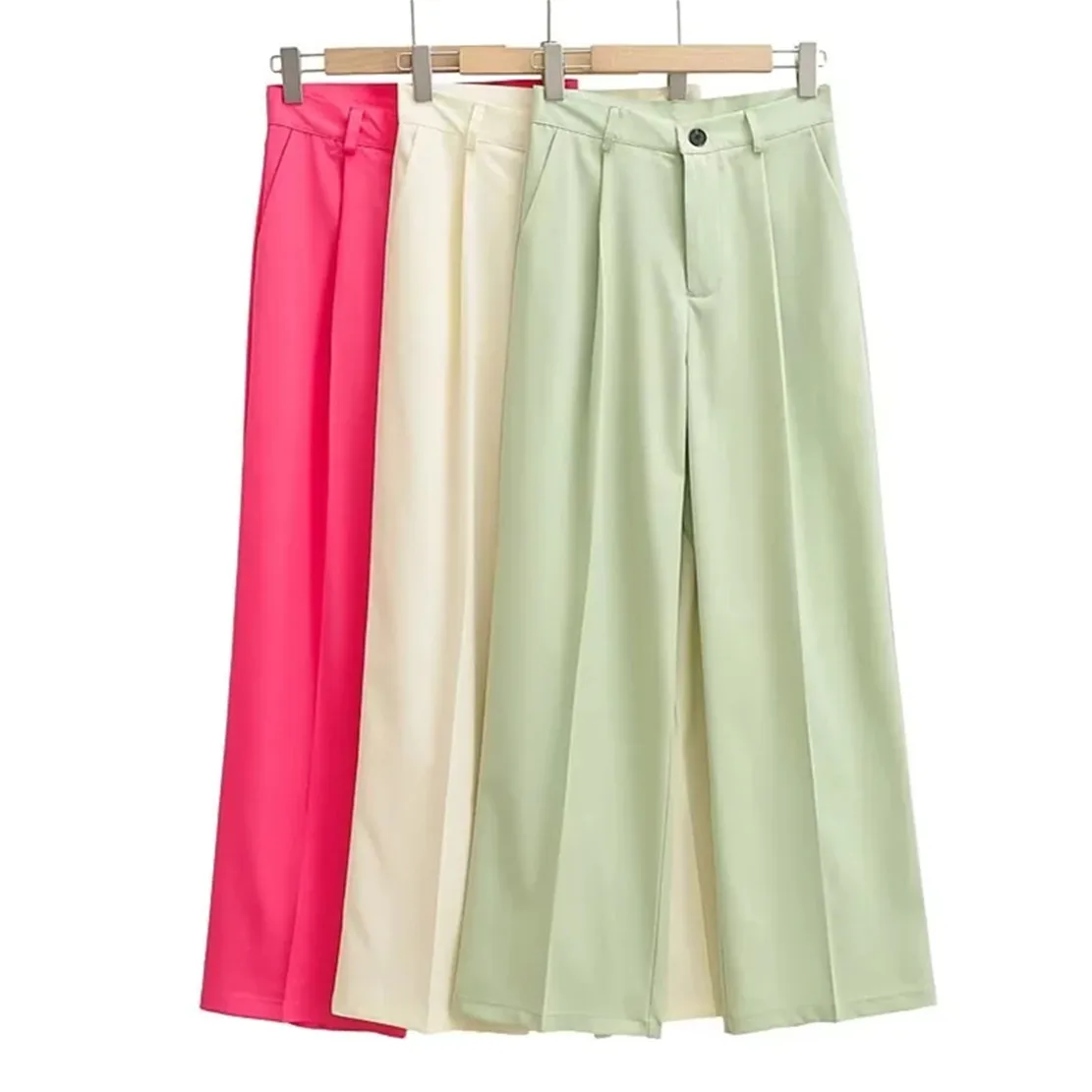 Jenny&Dave 2023 Multicolor Solid Fashion Candy Color Wide Leg Pants Casual Straight Trousers Women
Jenny&Dave 2023 Multicolor Solid Fashion Candy Color Wide Leg Pants Casual Straight Trousers Women