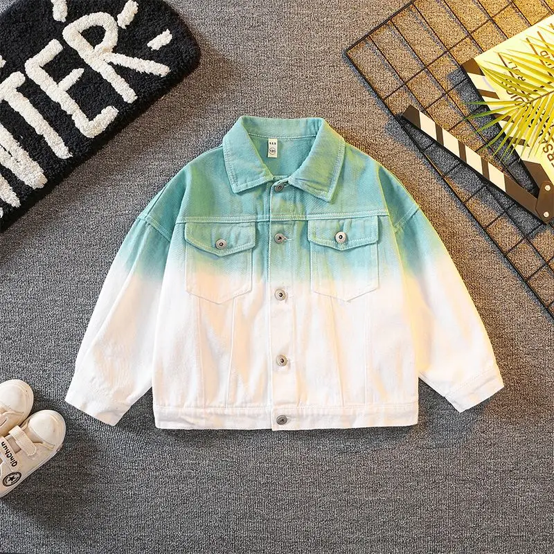 Boys and Girls Denim Jacket Spring and Autumn 2023 New Spring and Autumn Children and Teens Children's Jacket
Boys and Girls Denim Jacket Spring and Autumn 2023 New Spring and Autumn Children and Teens Children's Jacket