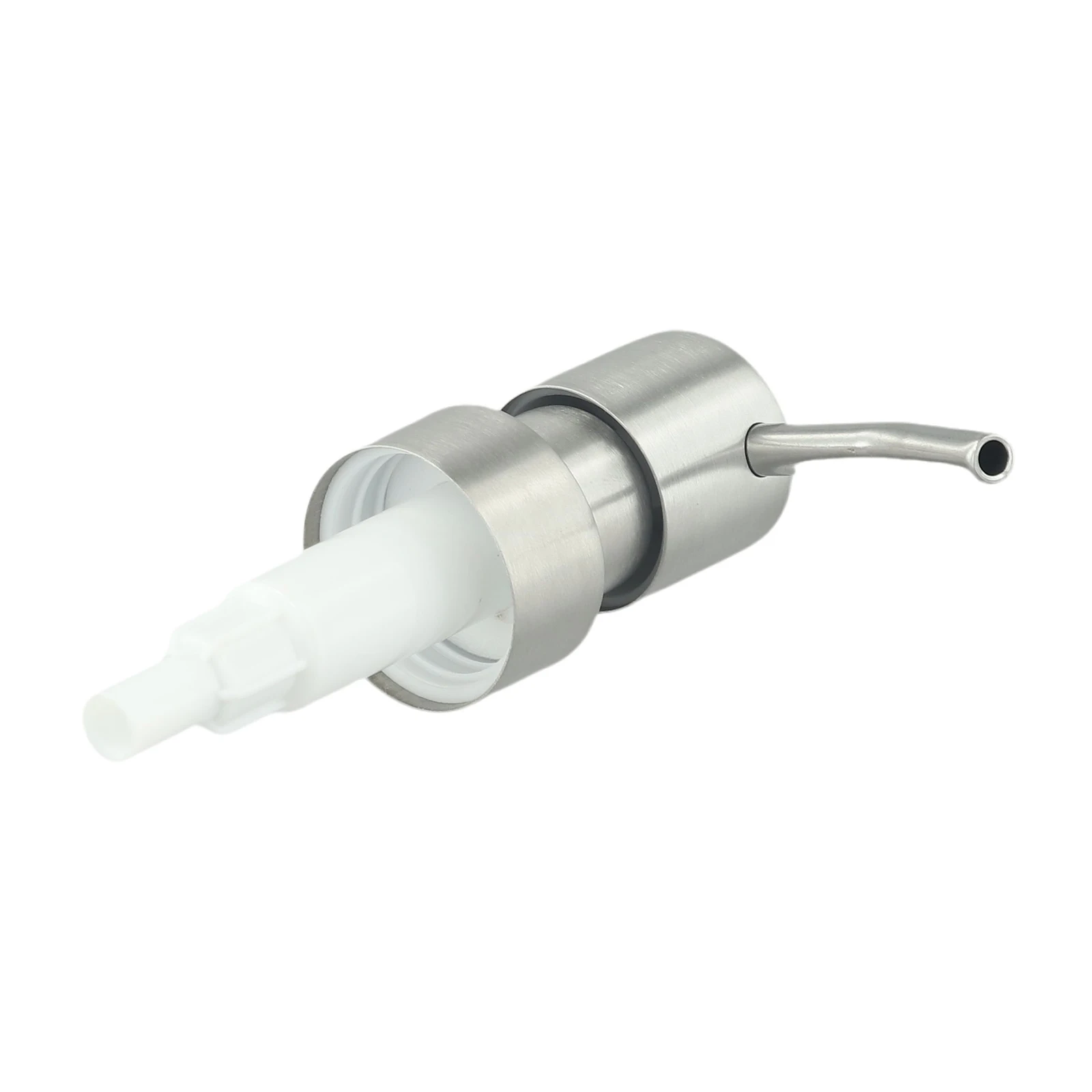 

Matte Brushed Finish Stainless Steel Pump Head with Soft Seal to Prevent Leakage Perfect for Your DIY Projects