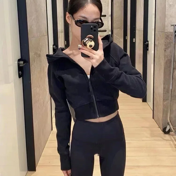 Lemon Scuba Women Short Full zipper Hoodie Yoga Solid Sports Pullover Hooded Sweater Plush Outdoor Easy Fashion Jacket Coat
Lemon Scuba Women Short Full zipper Hoodie Yoga Solid Sports Pullover Hooded Sweater Plush Outdoor Easy Fashion Jacket Coat