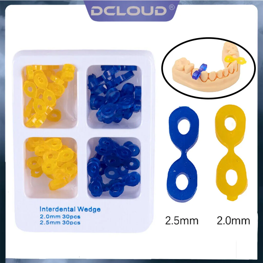 60Pcs/Box Dental Elastic Fixing Wedges Matrix Matrices Dam Teeth Interdental Wedge Sectional Contoured Dentistry Accessories
60Pcs/Box Dental Elastic Fixing Wedges Matrix Matrices Dam Teeth Interdental Wedge Sectional Contoured Dentistry Accessories