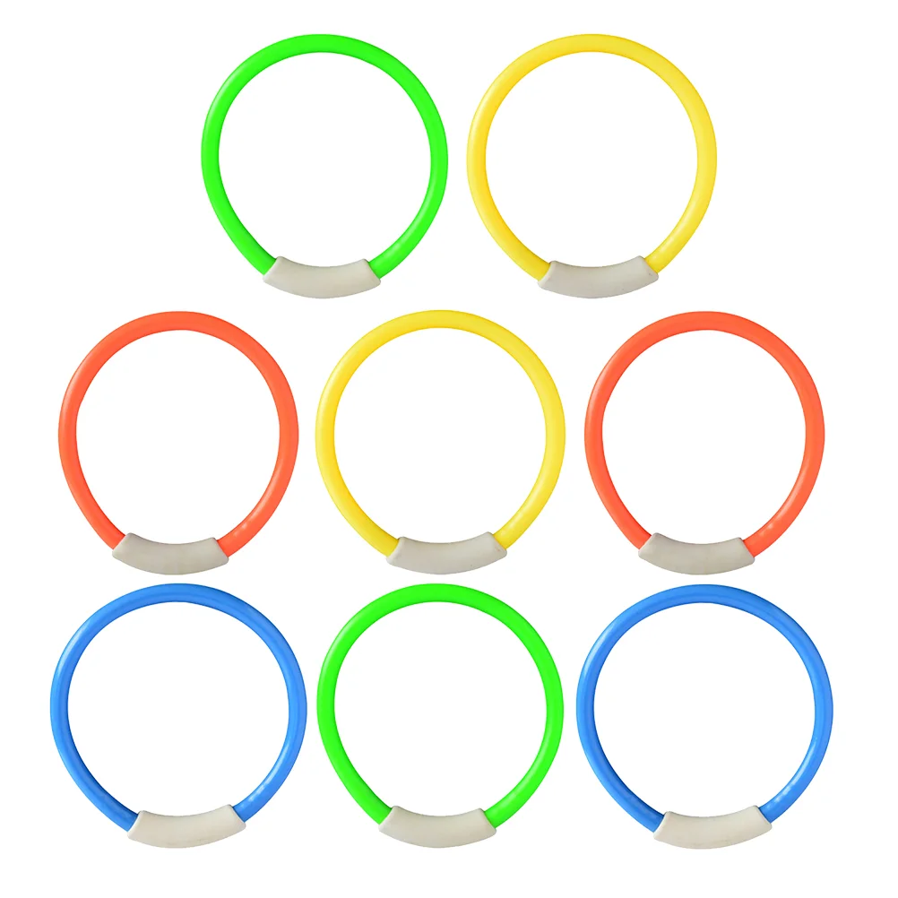 8 Pcs Diving Rings for Pool Kid Dive Toys Kids Children Childrens Swimming Underwater Grab Training
8 Pcs Diving Rings for Pool Kid Dive Toys Kids Children Childrens Swimming Underwater Grab Training
