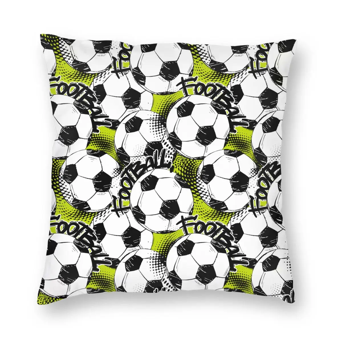 

Football Sport Balls Soccer Pillowcase Printed Cushion Cover Decorations Throw Pillow Case Cover Bedroom Drop Shipping 40X40cm