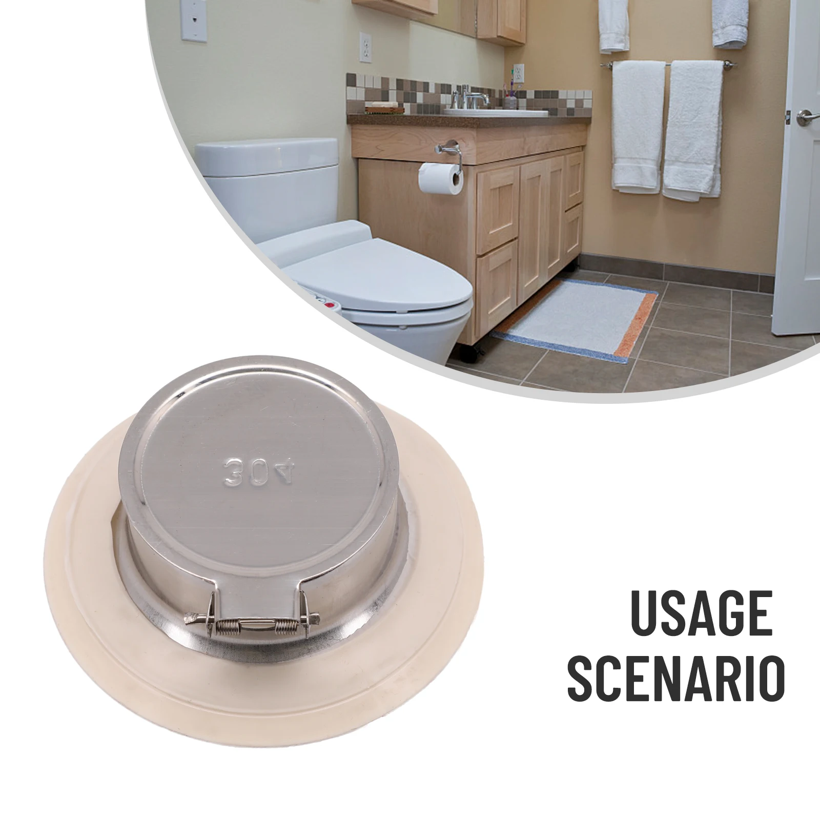 1PC Anti-smell Plug For Squatting Pan Stainless Steel Cover Bathtub Ground Leakage Kitchen Bathroom Hardware Fitting
1PC Anti-smell Plug For Squatting Pan Stainless Steel Cover Bathtub Ground Leakage Kitchen Bathroom Hardware Fitting