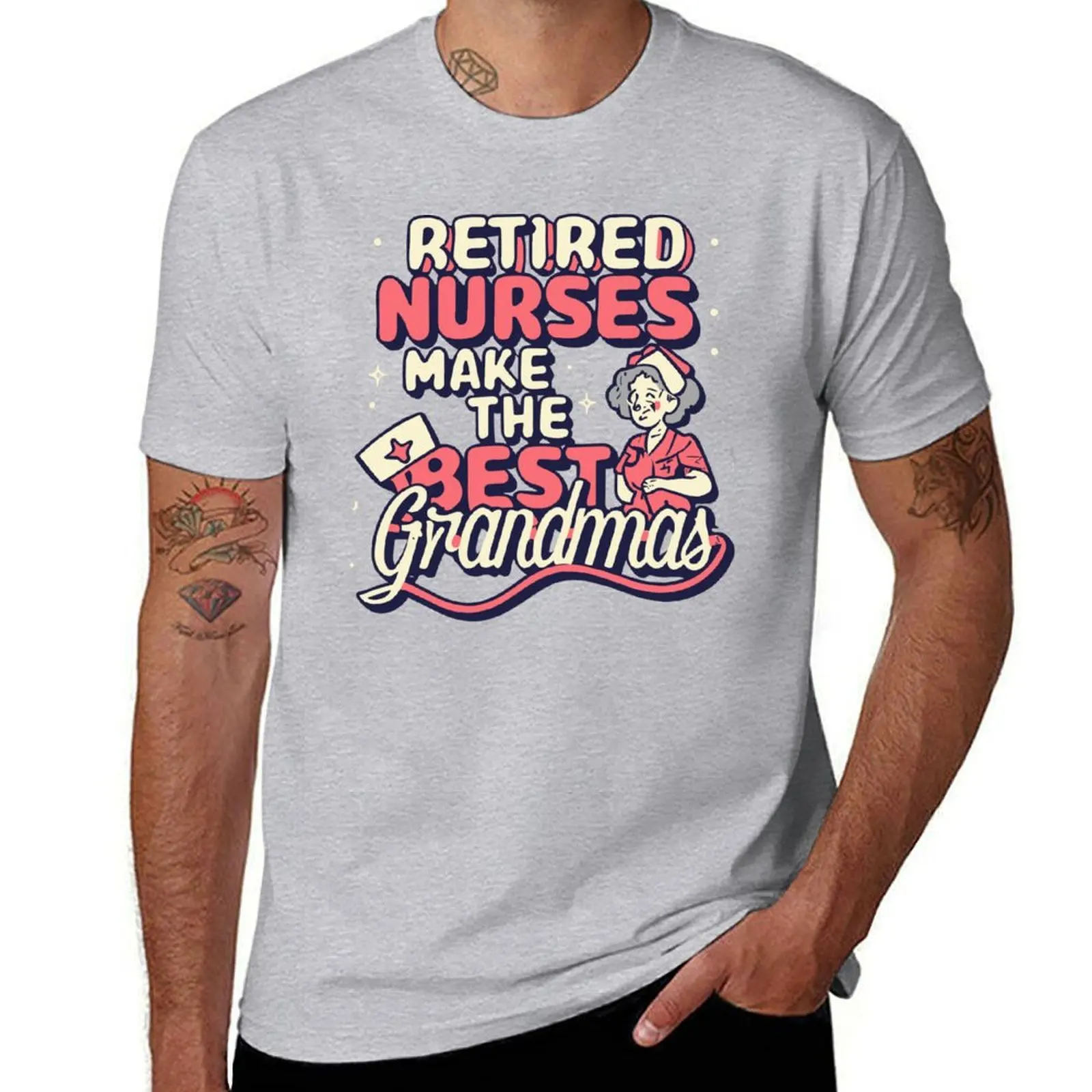 Retired Nurses Make The Best Grandmas Funny Retired Nurse Gift T-shirt summer top cute tops plus sizes t shirts for men graphic
Retired Nurses Make The Best Grandmas Funny Retired Nurse Gift T-shirt summer top cute tops plus sizes t shirts for men graphic