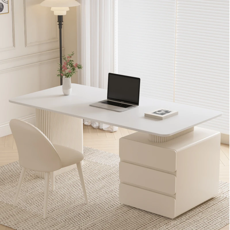 

Rock Plate Light Luxury Office Desks Modern Living Room Big Study Design Computer Office Desks Escritorios Work Furniture QF50OD