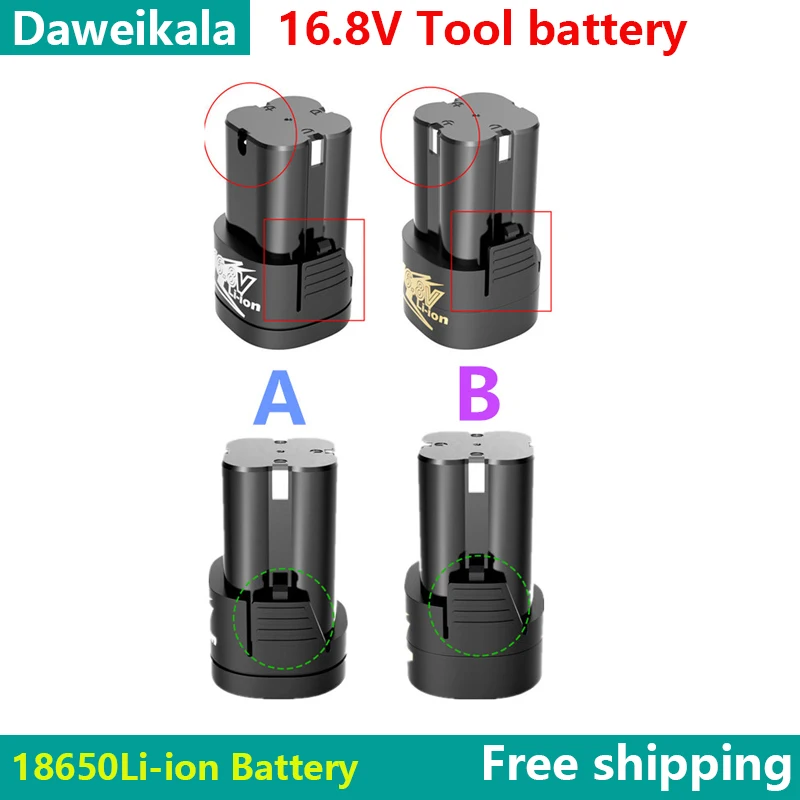 

2023 Новинка 16,8 в 4800 мАч универсальная перезаряжаемая литиевая батарея для электроинструментов электрический шуруповерт электрическая дрель литий-ионная батарея