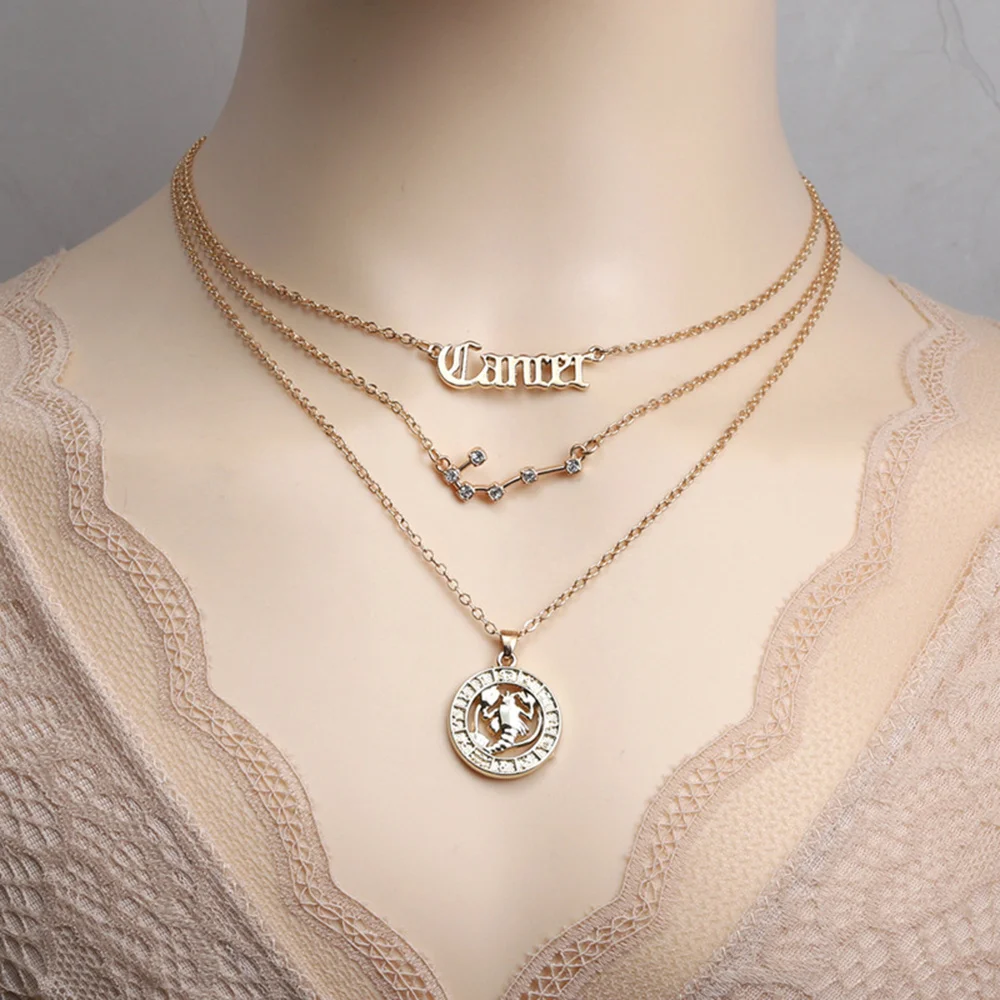 3pcs Fashion 12 Constellation Pendant Necklaces For Women Men Vintage Constellation Name Image Pendant 3 Piece Jewelry Set Gifts
3pcs Fashion 12 Constellation Pendant Necklaces For Women Men Vintage Constellation Name Image Pendant 3 Piece Jewelry Set Gifts