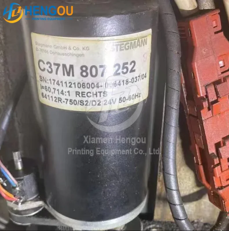 

Original Motor C37M807252 For Man Roland Offset Printing Parts C37M 807 252