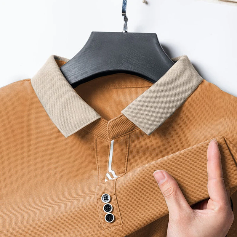 Fashion Lapel Spliced Loose Business Polo Shirts Men's Clothing 2024 Summer New Oversized Casual Pullovers All-match Tee Shirt
Fashion Lapel Spliced Loose Business Polo Shirts Men's Clothing 2024 Summer New Oversized Casual Pullovers All-match Tee Shirt