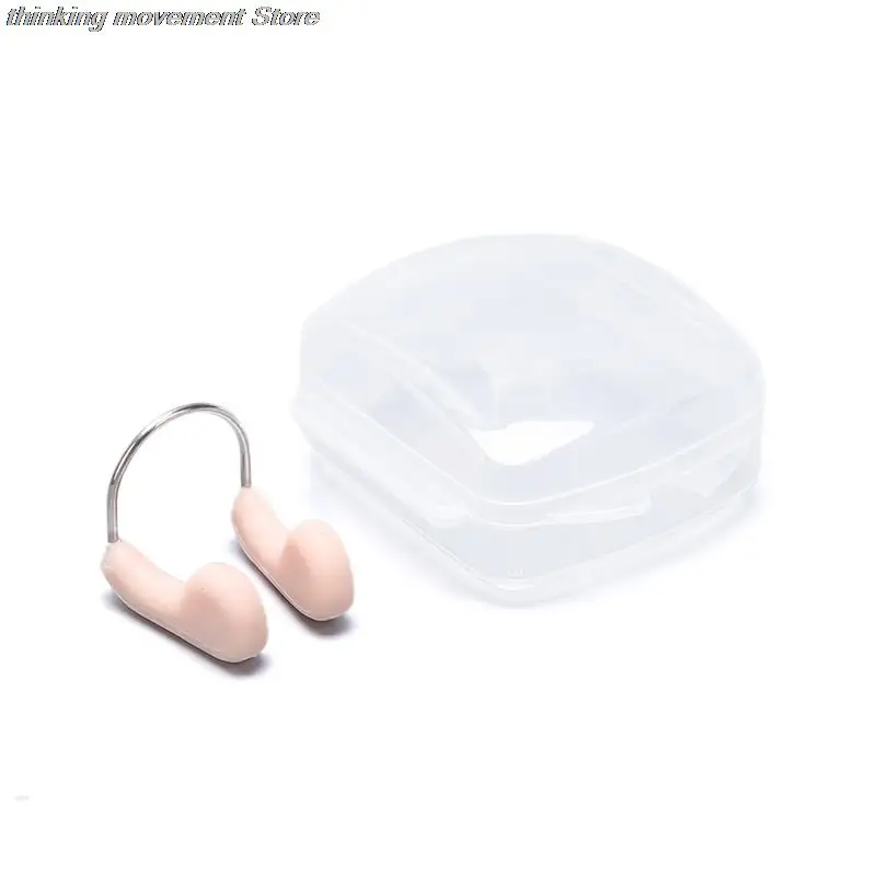Durable No-Skid Soft Silicone Steel Wire Nose Clip for Swimming Diving Water Sports Nose Clip Skin Color Swimming Accessories
Durable No-Skid Soft Silicone Steel Wire Nose Clip for Swimming Diving Water Sports Nose Clip Skin Color Swimming Accessories
