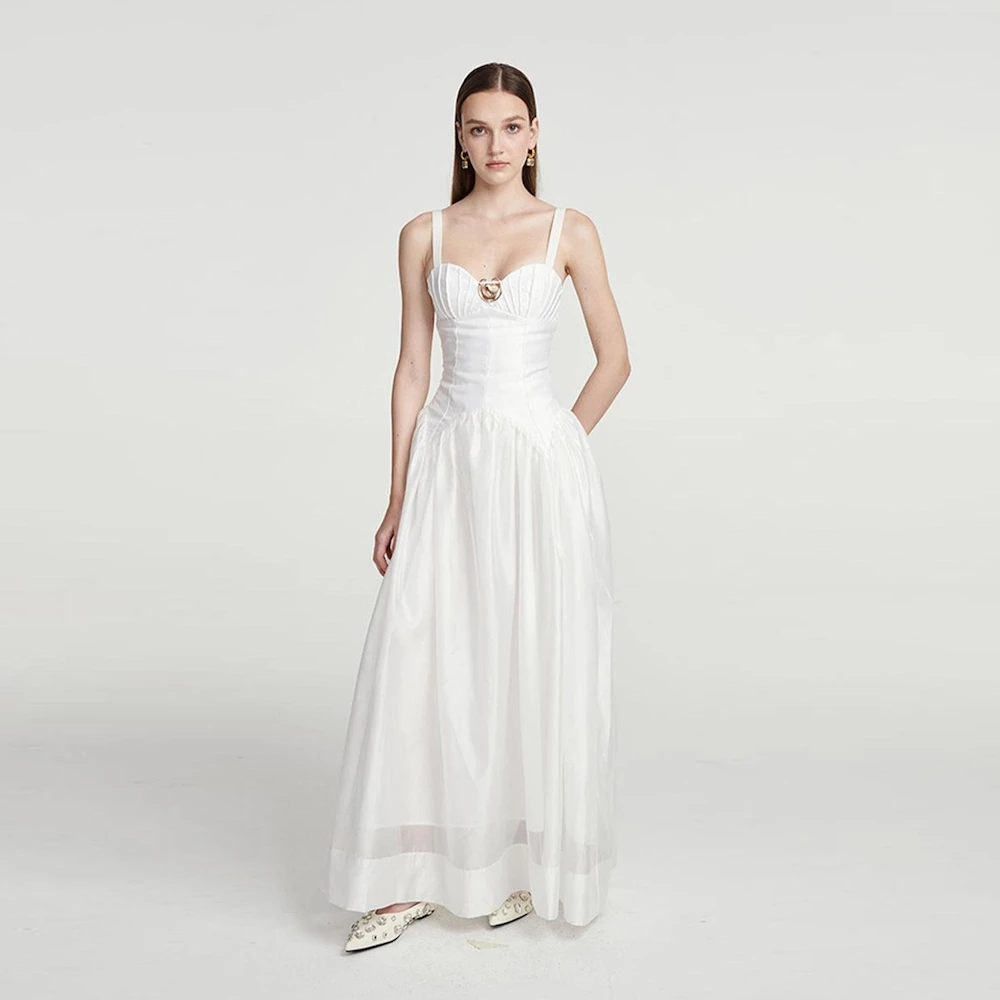 ROSELLA Ivory Sweetheart Organza Maxi Dress Haute Coutune Formal Gown Thick Straps Ankle Length A Line Evening Gown
ROSELLA Ivory Sweetheart Organza Maxi Dress Haute Coutune Formal Gown Thick Straps Ankle Length A Line Evening Gown