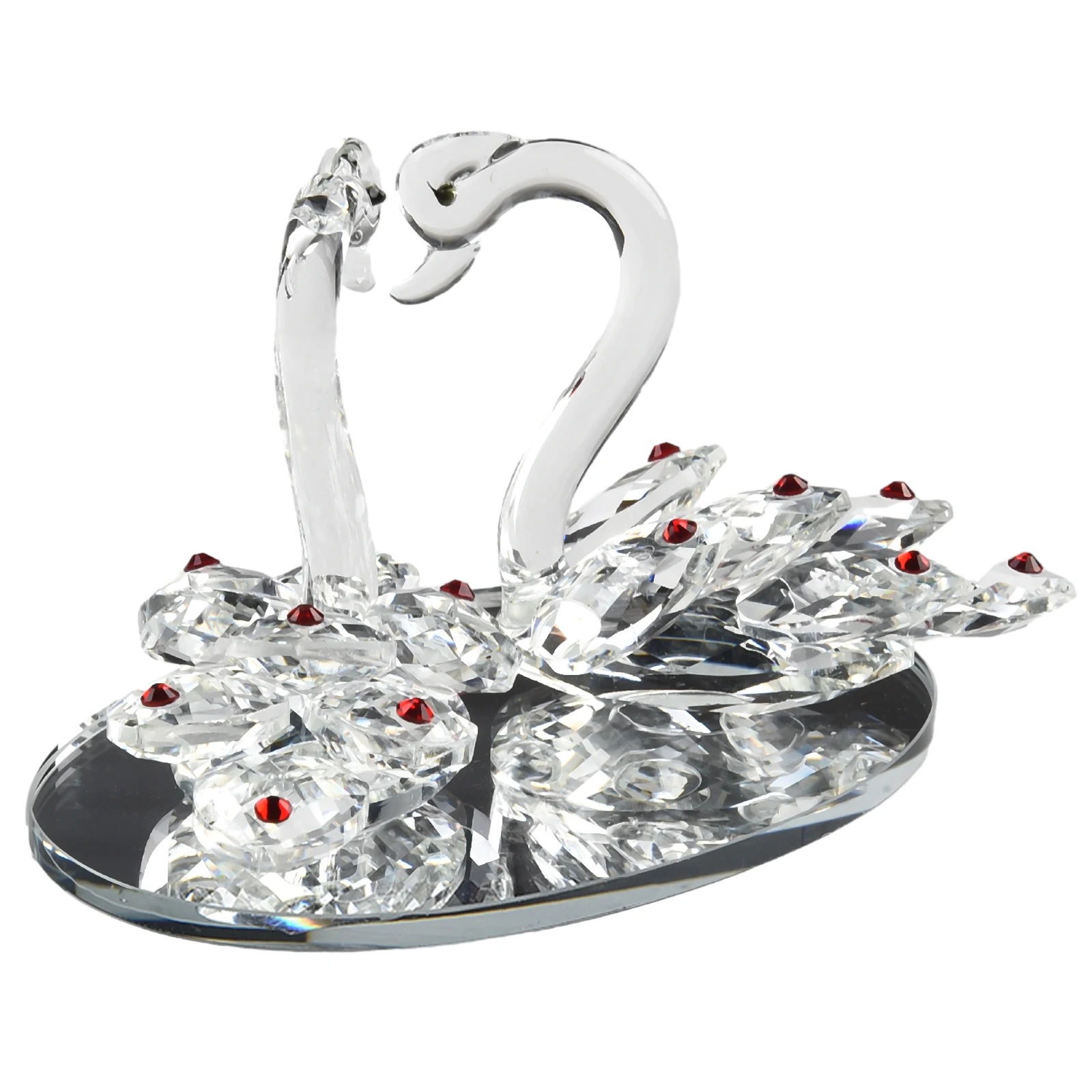 Crystal Swans Ornament Glass Figurines Paperweight Crafts Creative Swan Crystal Glass Figures Living Room Desktop Decorations
Crystal Swans Ornament Glass Figurines Paperweight Crafts Creative Swan Crystal Glass Figures Living Room Desktop Decorations