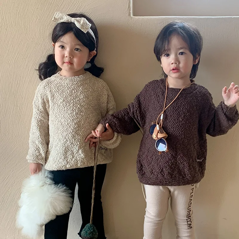 Children Clothing 2023 Autumn New Korean Style Embroidered Sweaterfashionable Solid Color Soft Comfortable Kids Pullover Top
Children Clothing 2023 Autumn New Korean Style Embroidered Sweaterfashionable Solid Color Soft Comfortable Kids Pullover Top