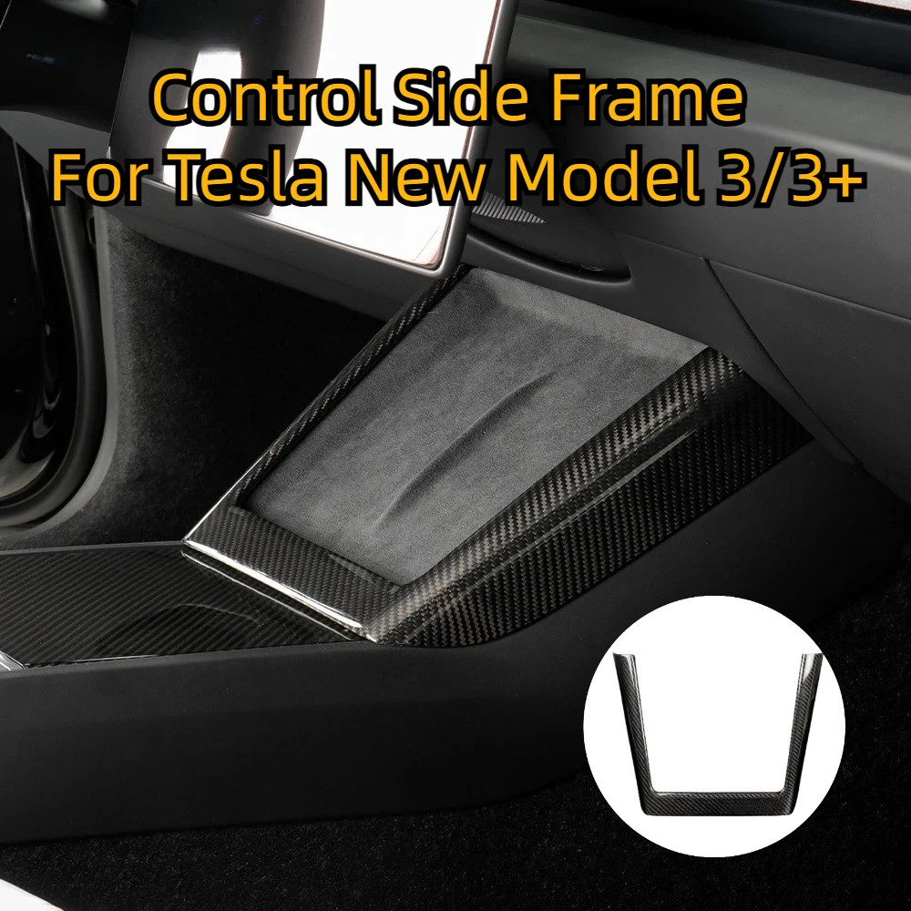 Real Carbon Fiber Center Control Side Frame for Tesla New Model 3/3+ Highland 2024 Wireless Charging Screen Frame Cover Decor
Real Carbon Fiber Center Control Side Frame for Tesla New Model 3/3+ Highland 2024 Wireless Charging Screen Frame Cover Decor