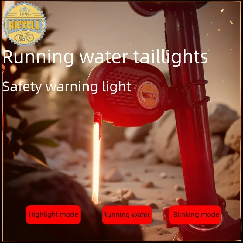 Bicycle Lamp Mountain Road Car Night Riding Running Water Tail Lamp Night Highlight Warning Rear Lamp Bicycle Accessories
Bicycle Lamp Mountain Road Car Night Riding Running Water Tail Lamp Night Highlight Warning Rear Lamp Bicycle Accessories