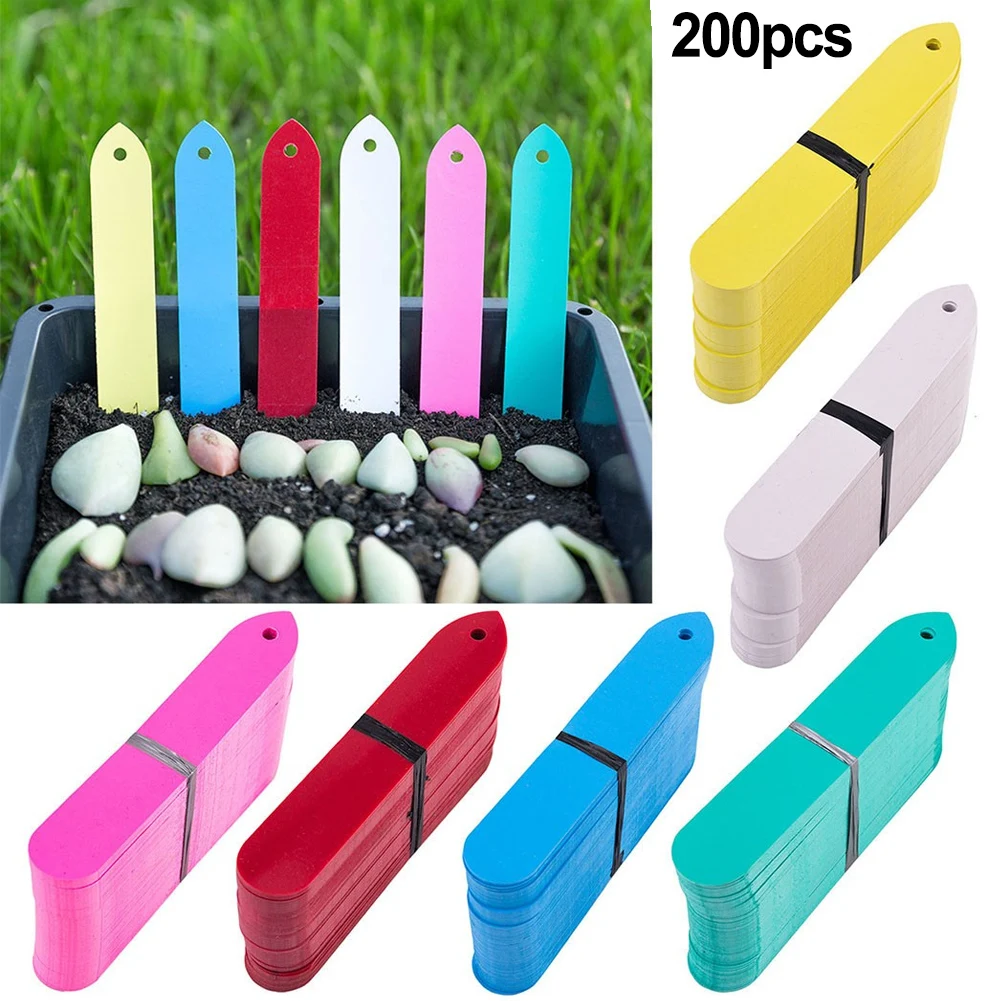 100/200Pcs Garden Plant Labels Plant Accessories Flower Pots Plastic Plant Tags Nursery Markers Seedling Labels Tray Mark Tools
100/200Pcs Garden Plant Labels Plant Accessories Flower Pots Plastic Plant Tags Nursery Markers Seedling Labels Tray Mark Tools