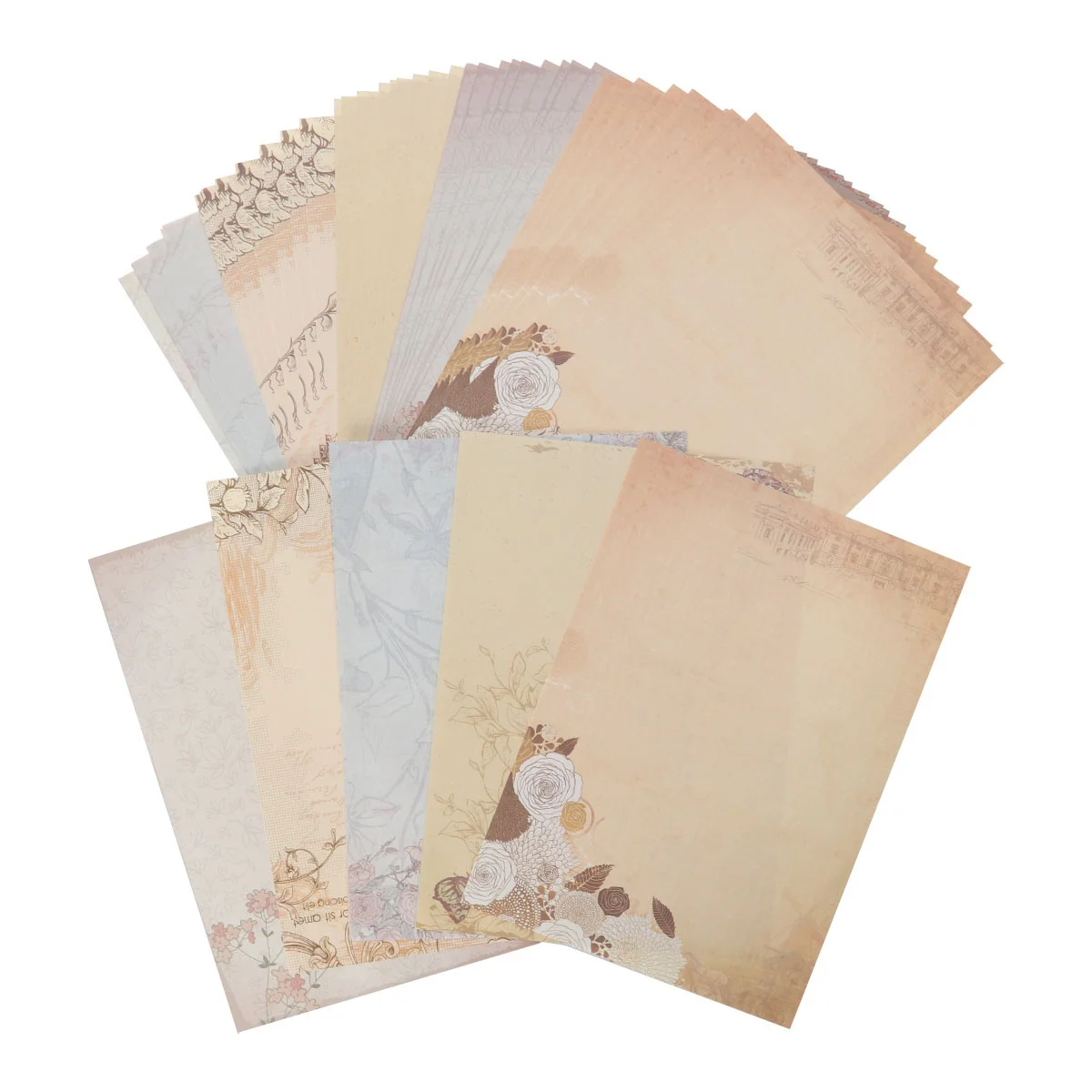 Vintage Writing Paper, Writing Envelope, European Style Romantic Envelope Pack of 50 
Vintage Writing Paper, Writing Envelope, European Style Romantic Envelope Pack of 50