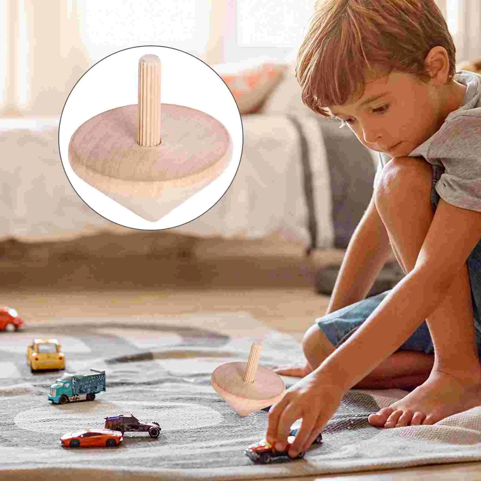 6 Pcs Spinning Top Toddler Toys Outdoor Wooden Tops Puzzle Peg-Tops Lovers Kids
6 Pcs Spinning Top Toddler Toys Outdoor Wooden Tops Puzzle Peg-Tops Lovers Kids