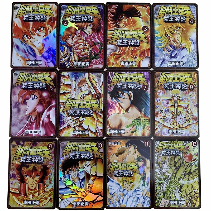 

12pcs/set Saint Seiya Flash Cards THE LOST CANVAS Toy Hobbies Hobby Collectibles Game Collection Anime Card Creative Gift