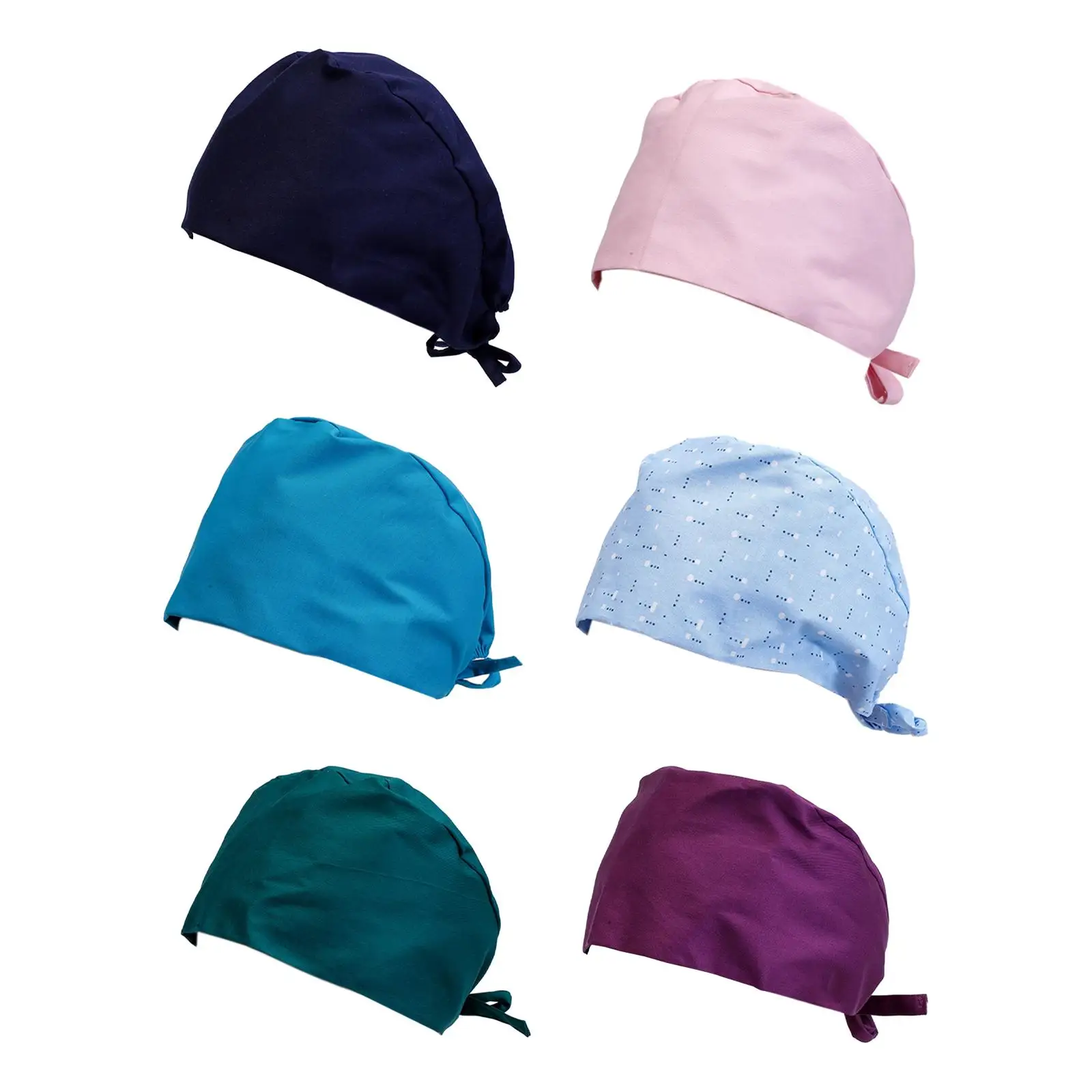 

Scrub Cap Workwear Hospital Hat Uniform Accessories Nursing Cap for SPA Cosmetology Massaging Workers Beauty Center Women Men