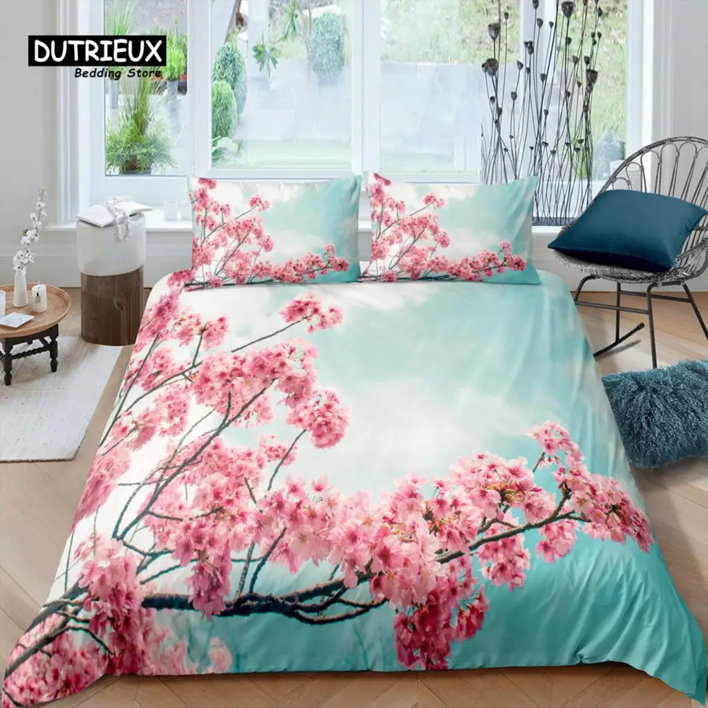 Home Living Luxury 3D Cherry Blossoms Bedding Set Kids Duvet Cover Pillowcase Sakura Bedding Set Queen and King EU/US/AU/UK Size
Home Living Luxury 3D Cherry Blossoms Bedding Set Kids Duvet Cover Pillowcase Sakura Bedding Set Queen and King EU/US/AU/UK Size