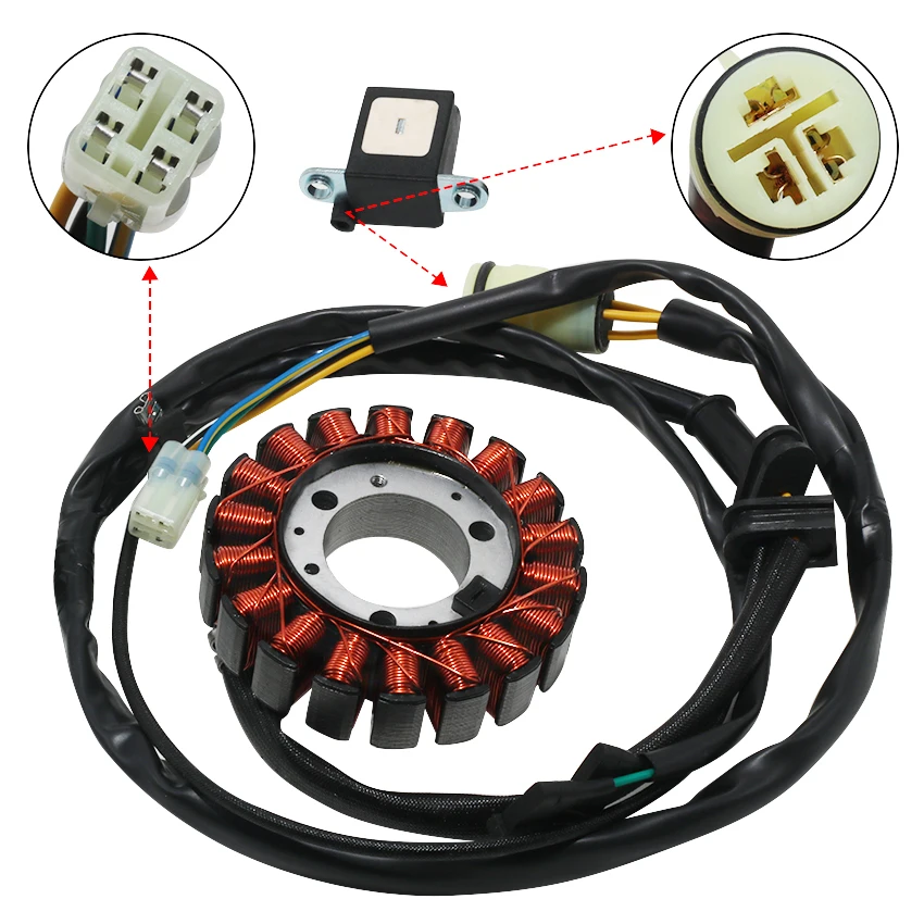 

Motorcycle Generator Stator Coil Comp For Honda FL400 FL400R 1989-1990 31120-HE0-013 31120-HE0-003 Moto Engine Coils Accessories