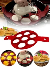 Silicone Flip Cooker Nonstick Pancake Mold Heart/Round Shaper Pancake Cake Mold Ring Egg Ring Maker for Fast Easy DIY Egg/Pastry
Silicone Flip Cooker Nonstick Pancake Mold Heart/Round Shaper Pancake Cake Mold Ring Egg Ring Maker for Fast Easy DIY Egg/Pastry