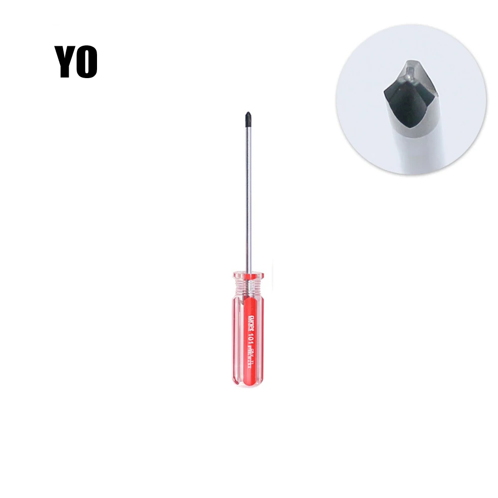 1pc Y-shaped Screwdriver Set Nonslip Magnetic Tri-wing Screwdriver Y0 Y1 Y2 Y3 Nutdrivers Workshop Equipment Hand Tools
1pc Y-shaped Screwdriver Set Nonslip Magnetic Tri-wing Screwdriver Y0 Y1 Y2 Y3 Nutdrivers Workshop Equipment Hand Tools