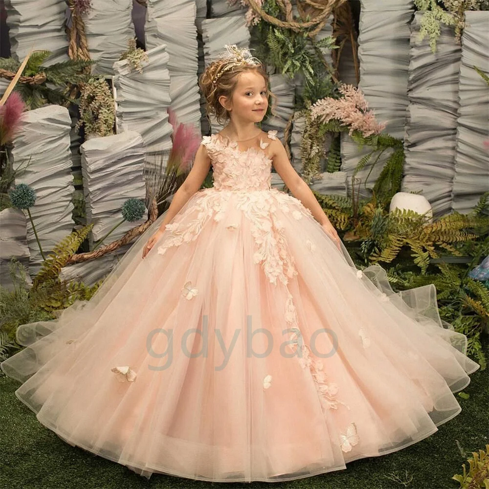 Flower Girl Dresses For Weddings Sleeveless Ball Gown Tulle Appliques Beaded First Holy Communion Dresses For Little Girl
Flower Girl Dresses For Weddings Sleeveless Ball Gown Tulle Appliques Beaded First Holy Communion Dresses For Little Girl
