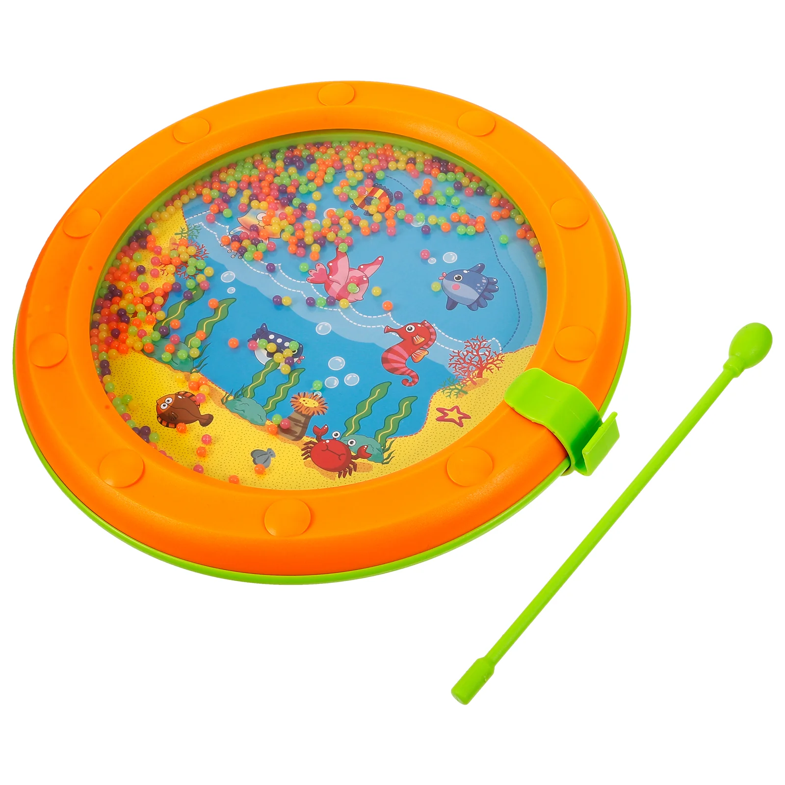 1 Set Ocean Drum Wave Bead Drum Gentle Sea Theme Music Gift Musical Educational Toy
1 Set Ocean Drum Wave Bead Drum Gentle Sea Theme Music Gift Musical Educational Toy