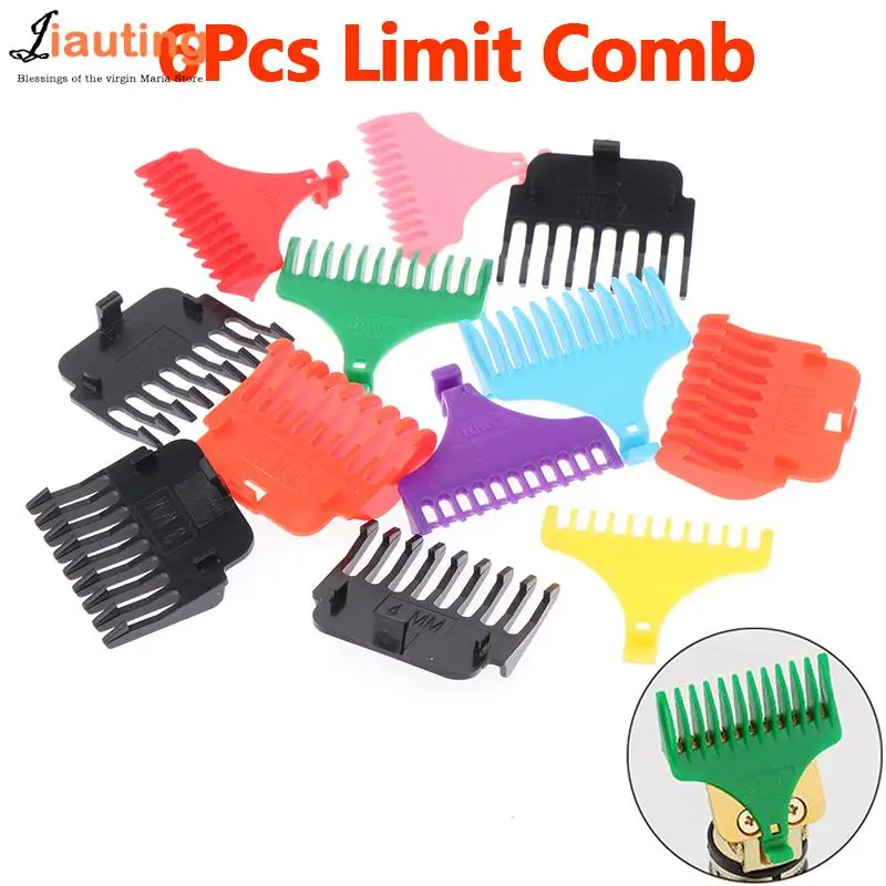 6Pcs/Set T9 Hair Clipper Guards Guide Combs Trimmer Cutting Guides Styling Tools Attachment Compatible 1mm 2mm 3mm 4mm 6mm 9mm
6Pcs/Set T9 Hair Clipper Guards Guide Combs Trimmer Cutting Guides Styling Tools Attachment Compatible 1mm 2mm 3mm 4mm 6mm 9mm