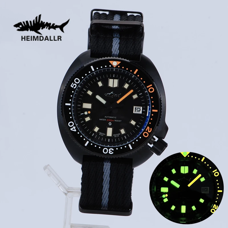Heimdallr Top Brand PVD Turtle Ceramic Bezel Japan NH35 Movement Sapphire Automatic Mechanical Watch 200M Waterproof Luminous
Heimdallr Top Brand PVD Turtle Ceramic Bezel Japan NH35 Movement Sapphire Automatic Mechanical Watch 200M Waterproof Luminous