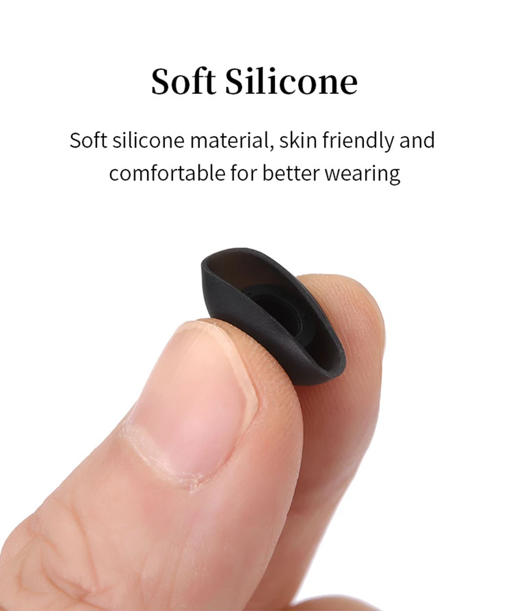 6Pcs Silicone Ear Tips for Watch Buds Earbuds Eartips Two in one Earphone Tips headphones Earplugs 6Pcs Silicone Ear Tips for Watch Buds Earbuds Eartips Two in one Earphone Tips headphones Earplugs