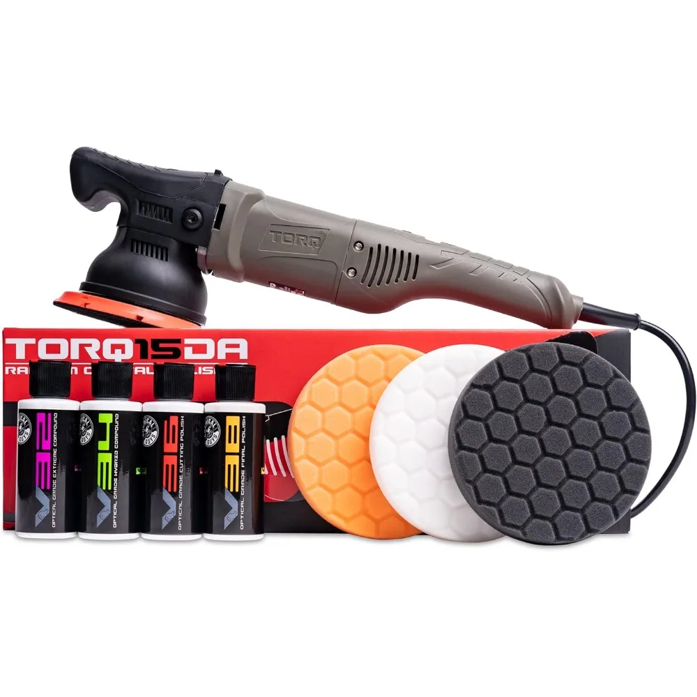 Chemical Guys TORQ15DA 15MM Long-Throw Random Orbital Polisher Kit, Digital Display, (Safe for Cars, Trucks, SUVs, & More) 900W
Chemical Guys TORQ15DA 15MM Long-Throw Random Orbital Polisher Kit, Digital Display, (Safe for Cars, Trucks, SUVs, & More) 900W