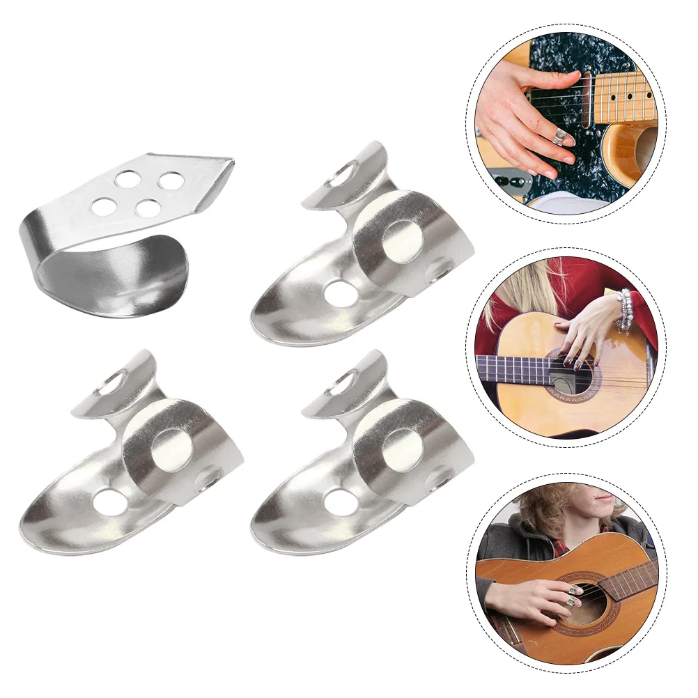 4 PCS Guitar Pick Supplies Parts Classical Electric Picks for Banjo Plectrum Smooth Stainless Steel Finger
4 PCS Guitar Pick Supplies Parts Classical Electric Picks for Banjo Plectrum Smooth Stainless Steel Finger