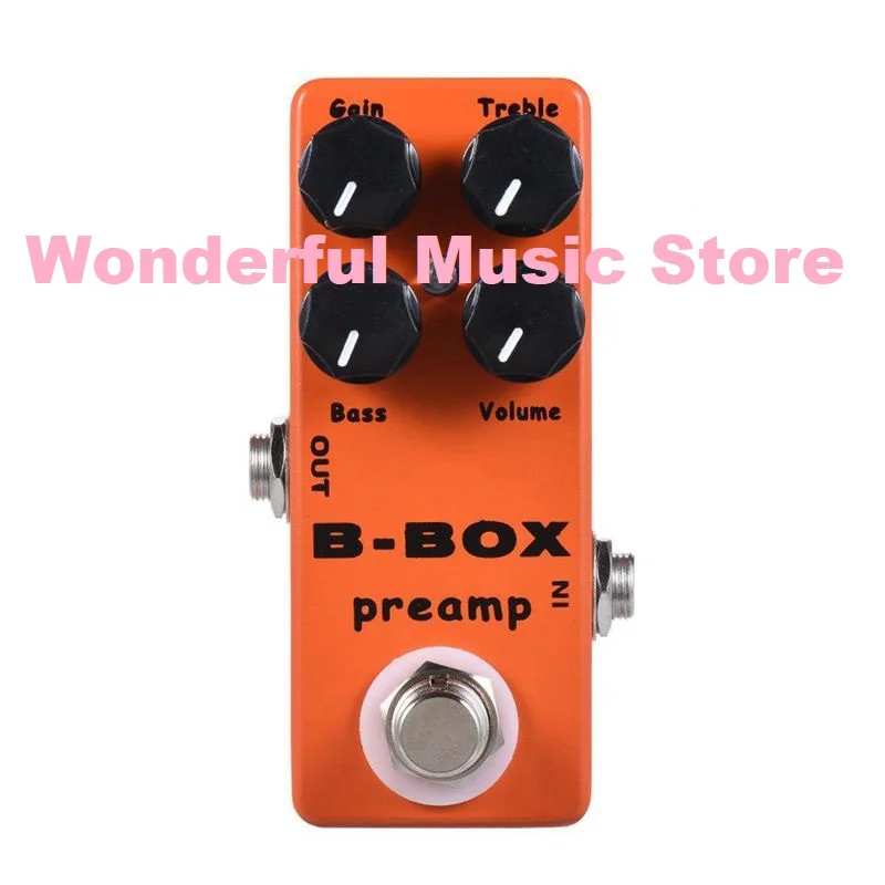 MOSKY B-Box Electric Guitar Preamp Overdrive Effect Pedal Full Metal Shell True Bypass
MOSKY B-Box Electric Guitar Preamp Overdrive Effect Pedal Full Metal Shell True Bypass