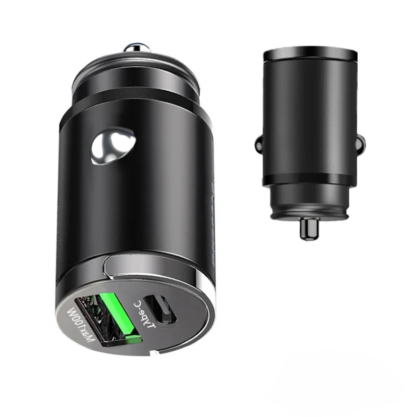 Fast Charging 30W Pd Mini Adapter Usb Type C Support Qc3.0 Multi Ports Universal Cigarette Lighter 2 Port Mobile Car Charger
Fast Charging 30W Pd Mini Adapter Usb Type C Support Qc3.0 Multi Ports Universal Cigarette Lighter 2 Port Mobile Car Charger