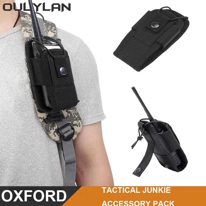 Oulylan Tactical Walkie Talkie Pouch Oxford Molle Radio Pouch Portable Outdoor Hunting Sports Phone Holder Interphone Holster
Oulylan Tactical Walkie Talkie Pouch Oxford Molle Radio Pouch Portable Outdoor Hunting Sports Phone Holder Interphone Holster