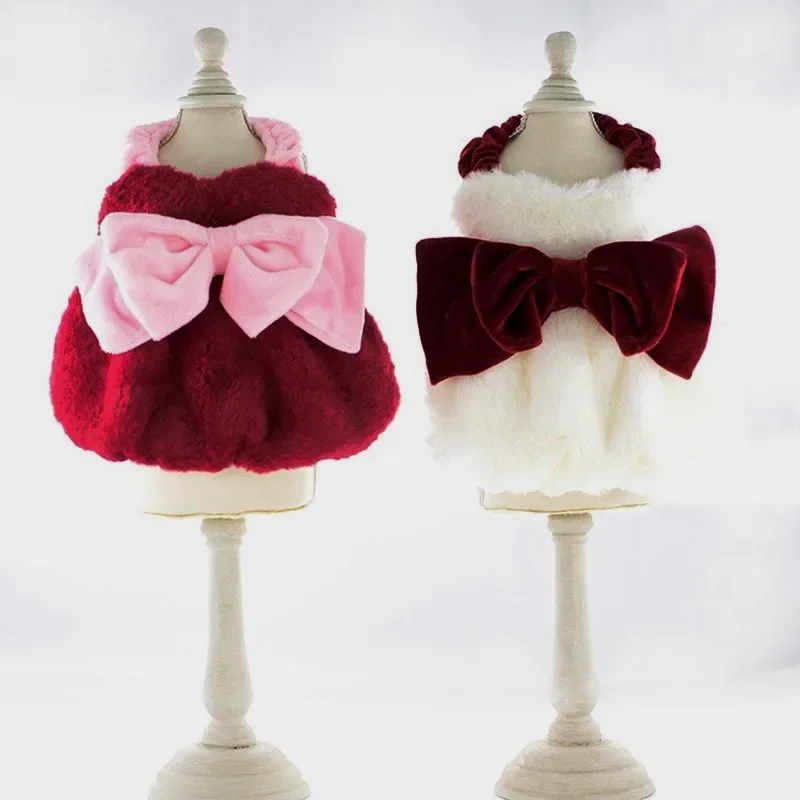 Butterfly Skirt Dogs Clothes Cat Plush Dress Dog Pet Clothing Small Warm Cute Autumn Winter Thicken Red Sweet Girl Yorkshire
Butterfly Skirt Dogs Clothes Cat Plush Dress Dog Pet Clothing Small Warm Cute Autumn Winter Thicken Red Sweet Girl Yorkshire
