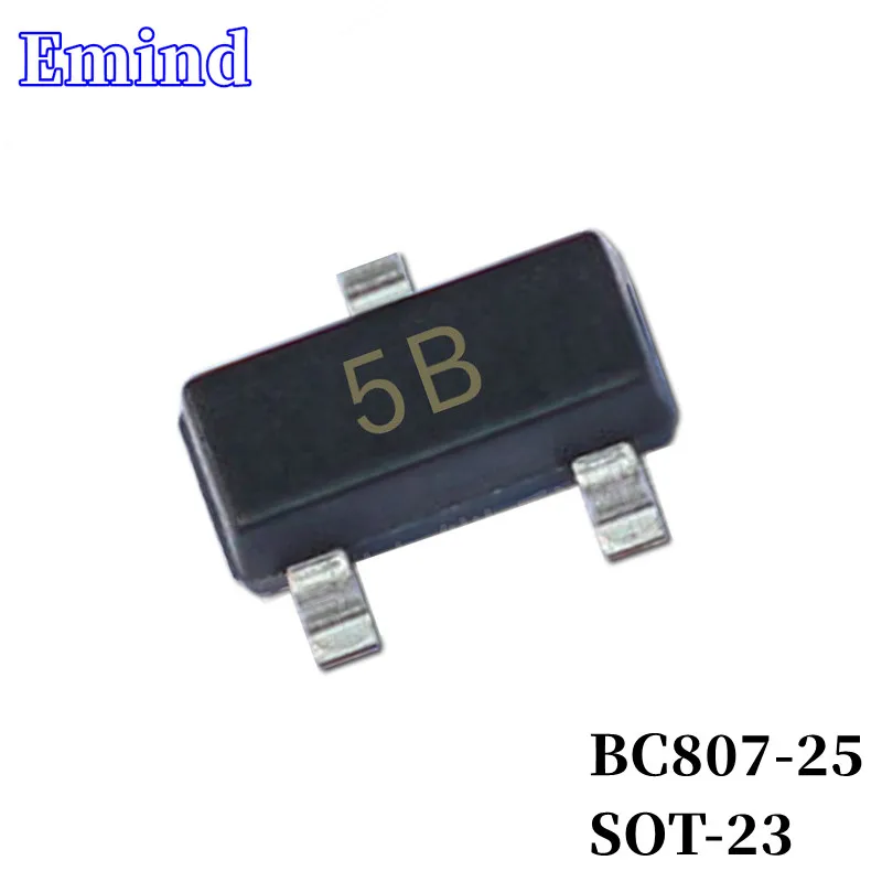 100/200/300Pcs BC807-25 SMD Transistor Footprint SOT-23 Silkscreen 5B Type PNP 45V/1000mA Bipolar Amplifier Transistor
100/200/300Pcs BC807-25 SMD Transistor Footprint SOT-23 Silkscreen 5B Type PNP 45V/1000mA Bipolar Amplifier Transistor