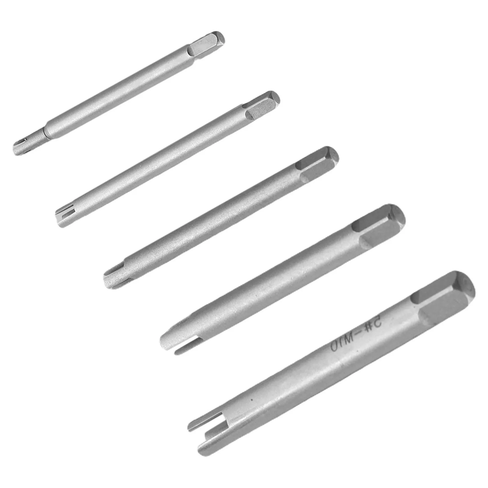 5pcs Broken Tap Extractor Guide M4 M5 M6 M8 M10 Stripped Screw Tap Extractor Set Screw Remover Tools Drill Bits
5pcs Broken Tap Extractor Guide M4 M5 M6 M8 M10 Stripped Screw Tap Extractor Set Screw Remover Tools Drill Bits