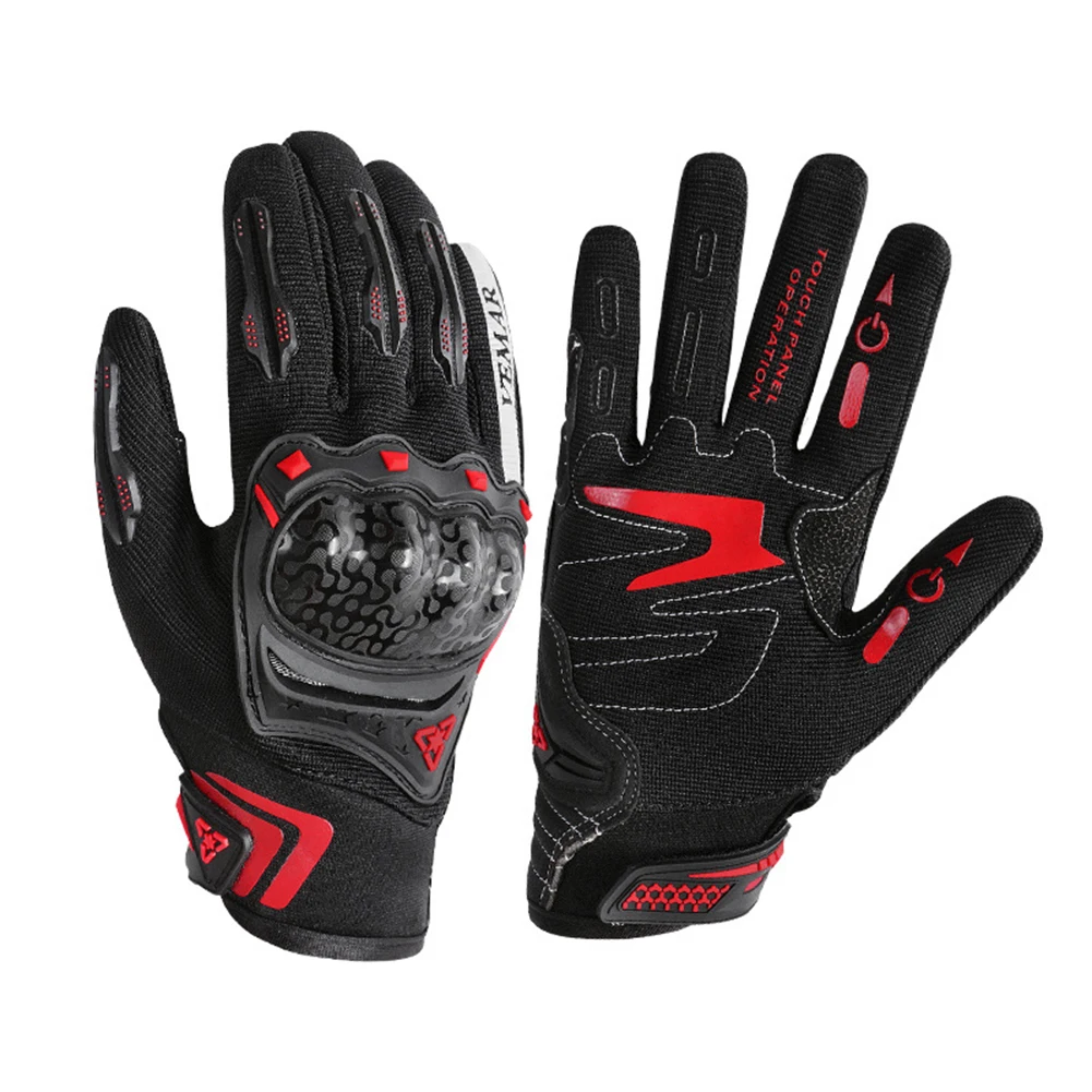 Motorcycle Gloves For Men Women Shock-absorption Anti-slip Night Reflective Touchscreen Full Finger Gloves For Road Racing
Motorcycle Gloves For Men Women Shock-absorption Anti-slip Night Reflective Touchscreen Full Finger Gloves For Road Racing